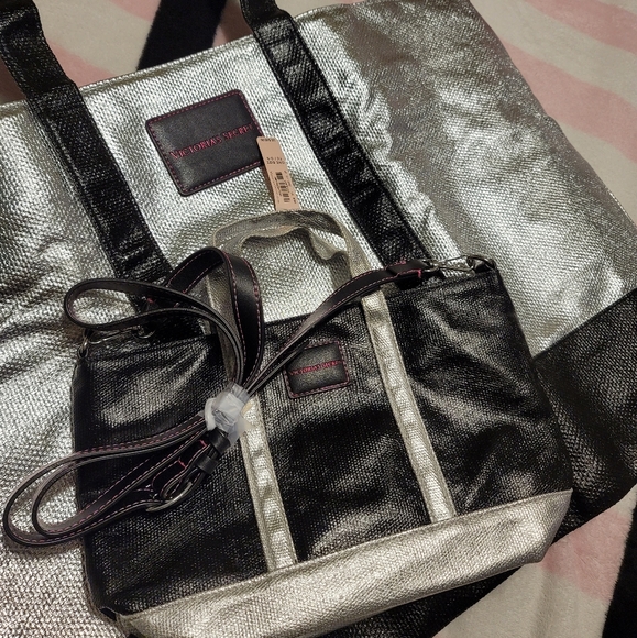 WoW Victoria's Secret Tote Bag Set NWT - Picture 8 of 15